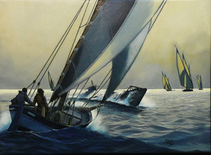 Michel Bez Peintre Officiel de la Marine Galerie Dock Sud Sète