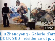 Une toile peinte par LIU Zhengyong artiste Dock Sud partie 3