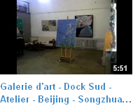 Martin Bez détaille son atelier de  Songzhuang à Pékin